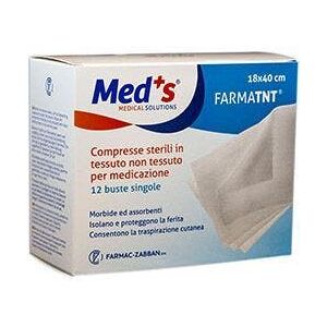 Farmac-Zabban Med's Compresse Di Garza Sterile TNT 18 x 40 cm 12 Pezzi