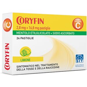 SIT Coryfin C tosse e raucedine 24 caramelle gusto limone