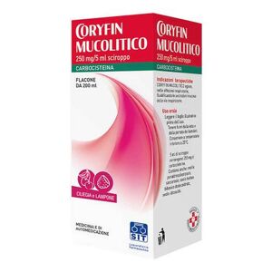 SIT Coryfin Mucolitico Sciroppo gusto ciliegia e lampone 200ml