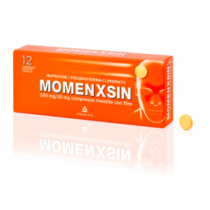 Angelini pharma Momenxsin 200 mg/30 mg 12 compresse rivestite con film