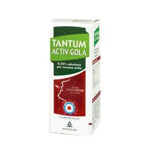Angelini pharma TANTUM VERDE GOLA NEBULIZZATORE 15ML 0,25%