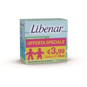 PERRIGO ITALIA Srl Soluzione Isotonica Libenar 15 Flaconcini Da 5 Ml Taglio Prezzo