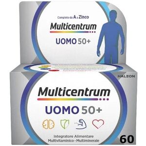 MULTICENTRUM Uomo 50+ Integratore Alimentare 60 Compresse