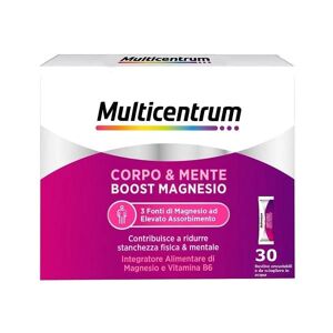 MULTICENTRUM Corpo & Mente Boost Magnesio 30 Bustine Orosolubili