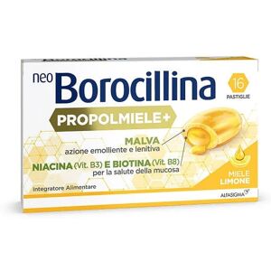 NEO BOROCILLINA Propolmiele+ 16 Pastiglie Gusto Miele Limone