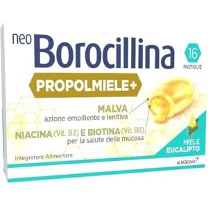 NEO BOROCILLINA Propolmiele+ 16 Pastiglie Gusto Miele Eucalipto