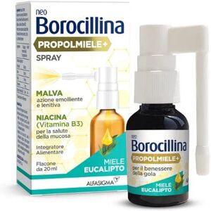 NEO BOROCILLINA Propolmiele+ Spray Gola 20 Ml Gusto Miele Eucalipto