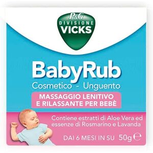 VICKS Babyrub Unguento Lenitivo 50 g