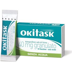 DOMPE' FARMACEUTICI SpA Okitask 10 bustine granulato 40 mg.