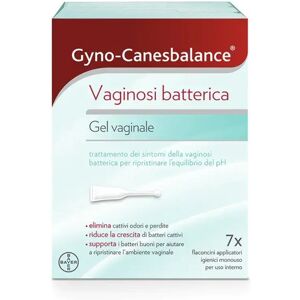 BAYER SPA Gynocanesbalance Gel Vaginale Vaginosi Batterica 7 Flaconcini Applicatori