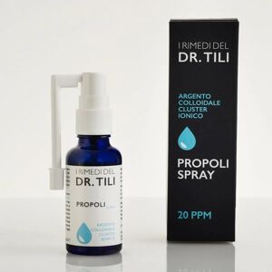 TILAB Srl Argento Colloidale Puro 20 ppm e Propoli Spray 30ml Dr.Tili
