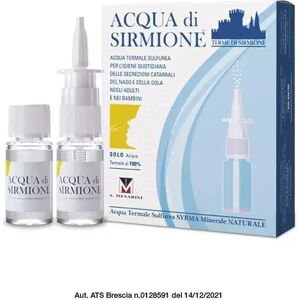 TERME DI SIRMIONE Acqua di Sirmione Aerosol 6 Flaconi 15 ml