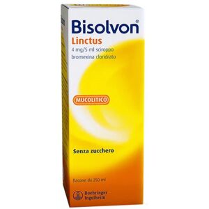 SANOFI SpA Bisolvon Linctus Sciroppo Mucolitico Tosse Grassa 250 ml 4 mg/5 ml