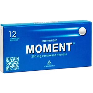 ANGELINI SpA Moment 200 Mg Ibuprofene 12 Compresse Rivestite