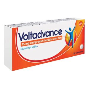 GLAXOSMITHKLINE C.HEALTH.Srl Voltadvance 20 Compresse Rivestite 25mg