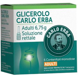 CARLO ERBA OTC Srl Glicerolo Carlo Erba 6 Microclismi Soluzione Rettale 6,75g.