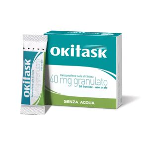 DOMPE' FARMACEUTICI SpA Okitask 20 bustine granulato 40 mg.