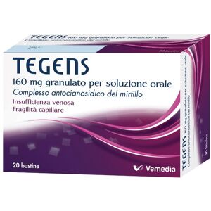 Vemedia Manufacturing B.V. Tegens*os Grat 20bust 160mg