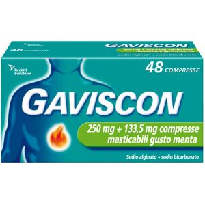 Reckitt Benckiser H.(It.) Spa Gaviscon*48cpr Ment250+133,5mg