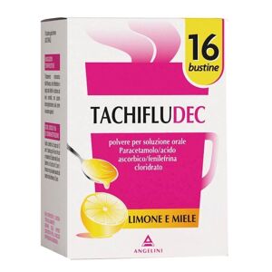 Angelini Pharma Italia Spa Tachifludec*16bust Limone Miel