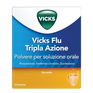 Procter & Gamble Srl Vicks Flu Tripla A%os Polv10bs