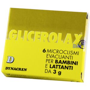 Dynacren Glicerolax Bb Microcl 6pz 3g