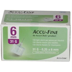 Roche diabetes care italy spa Accufine Ago Ins.31g*6mm 100pz