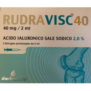 Shedir pharma srl unipersonale Rudravisc*40 3 Sir.2ml