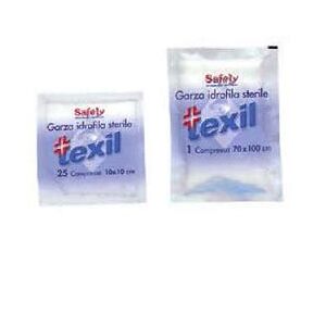 SAFETY SpA GARZA TEXIL 10X10CM 25PZ