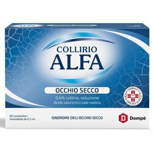 Dompe' Farmaceutici Spa Collirio Alfa Occhio Sec*20fl