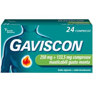 Reckitt Benckiser H.(It.) Spa Gaviscon*24cpr Ment250+133,5mg