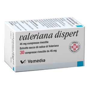 Vemedia Manufacturing B.V. Valeriana Dispert*30cpr Riv45m