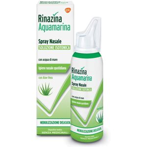 Haleon Italy Srl Rinazina Aquamarina Isotonica Aloe Spray Nebulizzazione Delicata 100 Ml