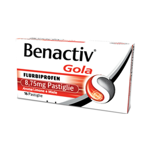 Reckitt Benckiser H.(It.) Spa Benactiv Gola*16 Pastiglie 8,75 Mg Limone Miele