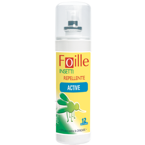 Foille Insetti Repellente Active Spray Contro Zanzare Zecche E Flebotomi 100ml