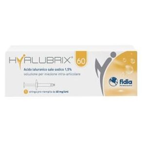 Hyalubrix 60mg Siringa Intra Articolare Acido Ialuronico 4ml