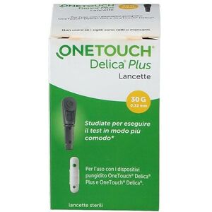 Lifescan Onetouch Delica Plus Lancette Pungidito Misurazione Glicemia 25 Pezzi