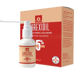 Carexidil Soluzione Cutanea 5% Minoxidil Trattamento Alopecia 60ml