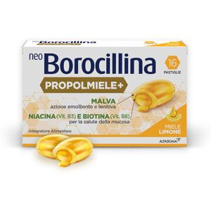 Neoborocillina Propolmiele + Miele/limone Mal Di Gola 16 Pastiglie