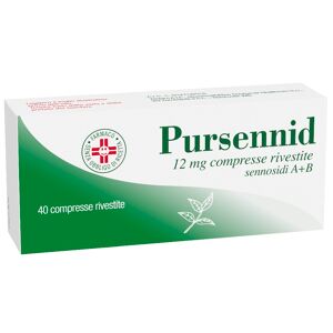 Pursennid Lassativo Stimolante Intestino Stitichezza Occasionale 40 Compresse