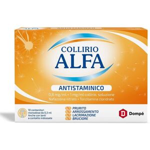 Collirio Alfa Antistaminico 10 Flaconi Monodose