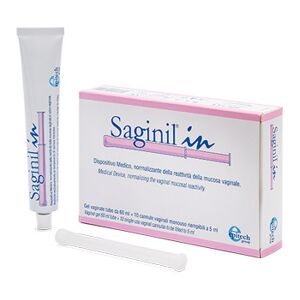 Epitech Group Spa Epitech Saginil In Cannule Vaginali Tubo Da 60ml + 10 Cannule Vaginali Monouso