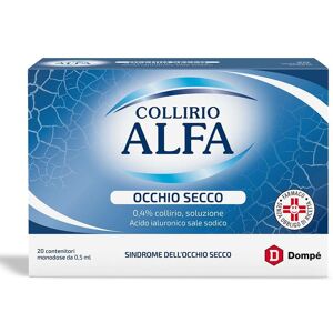 Collirio Alfa Alfa Collirio 0,4 Trattamento Occhi Secchi 20 Flaconcini