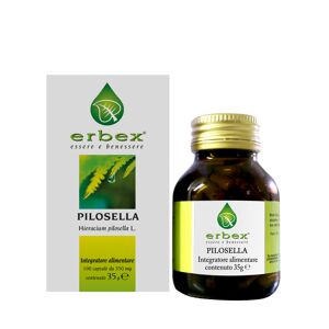 Erbex Srl Erbex - Pilosella 100 capsule 350mg: Integratore Alimentare per Drenaggio Naturale dei Liquidi Corporei