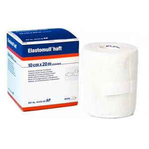 Essity Italy Spa Elastomull Haft Benda Elastica Autoadesiva Compressione Forte 10cmx20m - Compressione Sicura e Comfort