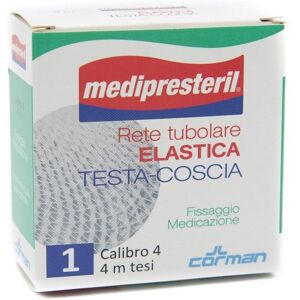 Corman Spa Medipresteril Rete Tubolare Elastica Calibro 4 per Testa e Coscia - 4 Metri