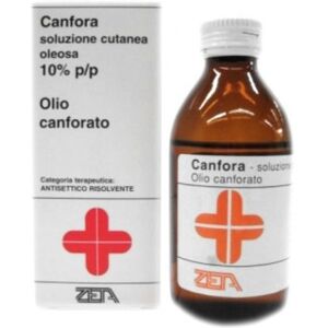 Canfora Zeta 10% Soluzione Oleosa 100 ml - Olio di Canfora per Uso Esterno