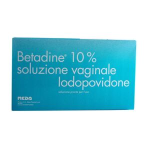 Viatris Ch Betadine 10% Soluzione Vaginale 5 Flaconi - Pacchetto di Igiene Intima