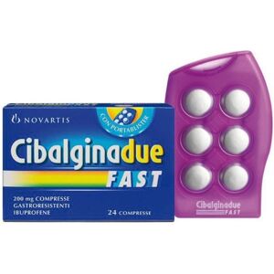 Vemedia Manufacturing B.V. Cibalgina Due Fast 24 Compresse 200mg