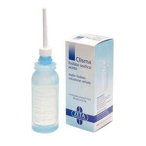 Clisma Zeta Adulti Sodio Fosfato Soluzione Rettale 120ml - Trattamento per Stitichezza